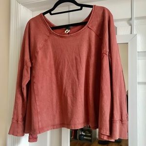 Free People Coral Sweater, size small